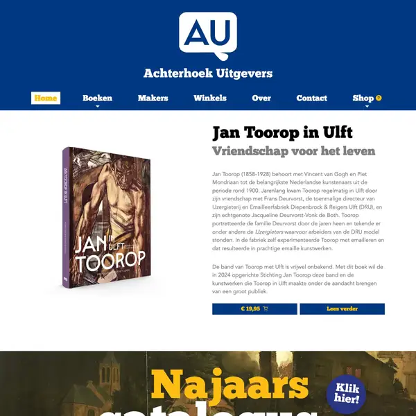 Desktopweergave van Achterhoek Uitgevers